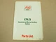 Lister LT1 LT2 industrial marine engines Parts List 1980 + Supplement ERsatzteil