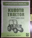 Kubota M4950 M5950 M6950 M7950 Tractor Owner's Operator's Manual 35820-9971-1