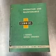 Vtg CUMMINS J Series Diesel Engines 1957 OPERATION / SERVICE MANUAL No. 983363