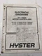 HYSTER FORK LIFT ELECTRICAL DIAGRAMS MANUAL EV-100ZX E45XM-E65XM J40XM-J65XM