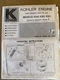 KOHLER ENGINE OWNERS MANUAL K241 K301 K321 OPERATING MAINTENANCE