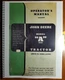 John Deere Model A Tractor S/N 584000-647999 Owner's Operator's Manual OM-R2001R