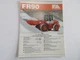 Fiat Allis FR90 Wheel Loader Brochure 4 Page
