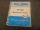 Blaw Knox PF-180H Bituminous Paver Parts Catalog Manual Prior To S/N 1651-001 xz