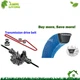 W/Kevlar Trans Belt For Honda H2013HK1 SC SE SU Ride On Mowers 22431-771-700
