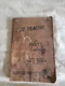 CAT Caterpillar 1953 Model Diesel D7 Bulldozer Factory Parts Catalog 9G1-9G2875
