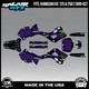 Graphics Kit for Kawasaki KX125 KX250 (1999-2002) KX 125 KX 250 Twitch - Purple