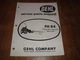 Gehl FH 84 Chop All Harvester Main Unit Service Parts Manual Form No. 2140F