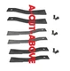 Set 6 blades/bolts for Bush Hog cutters 2315 2615 2615L 3715 - 7555 7556 11150