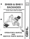 GEHL BH609 & BH611 BACKHOES OPERATORS AND SERVICE PARTS MANUAL