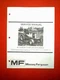 MASSEY FERGUSON MODELS MF14 & MF16 TRACTOR AND MOWER DECK SERVICE MANUAL