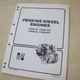 HYSTER Forklift PERKINS 1004-4 4T 1006-6 6T ENGINE Shop Service Manual diesel