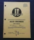 1969 ALLIS CHALMERS D-10 D-12 SERIES III DIESEL TRACTOR I&T SERVICE SHOP MANUAL 