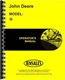 John Deere G Tractor Operators Manual (SN# 13000 and Up) JD-O-OMR2009