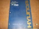 Hyundai HL750 Wheel Loader Owner Operator Manual Serial No 1001-Up