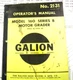 GALION 160 SERIES B motor grader operators manual  2131 160B  02155-UP