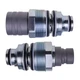 Flat Face Coupler Kit for Case New Holland SR200 SR210 SR220 SV185 SV250 TR320