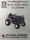 Wheel Horse D series 160 180 200 Lawn Garden Tractor & 48 60 Mower Owners Manual