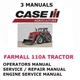 CASE IH FARMALL 110A TRACTOR MANUAL OPERATORS REPAIR SHOP SERVICE ENGINE  PDF