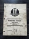 VTG I&T SHOP SERVICE MANUAL IH-38 International Harvester Farmall Cub Lo-Boy
