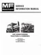 Massey Ferguson MF-1085 1105 1135 1155 Tractor Air Conditioning Service Manual