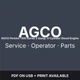 AGCO Perkins 1100 Series 3 & 4 Cylinder Diesel Engine Service Manual