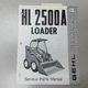 Gehl HL 2500A PARTS MANUAL BOOK CATALOG LIST SKID STEER LOADER GUIDE pn 901572