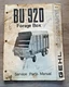 Gehl BU 920 Forage Box Service Parts Manual Form No. 901938