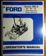 Ford 930-A 930A 48 60 72 Rear Mounted Rotary Mower 1986- Owner Operator Manual