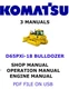 KOMATSU D65PXi-18 BULLDOZER OWNERS SERVICE ENGINE REPAIR MANUAL PDF ON USB