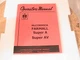 McCormick Farmall Super A and Super AV service manual