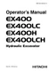 HITACHI EX400&nbsp;EX400LC&nbsp;EX400H&nbsp;EX400LCH EXCAVATOR OPERATORS MANUAL
