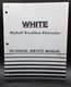 White Niehoff Brushless Alternator Technical Service Manual 432 692