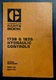 Caterpillar Parts Book 173B & 183B Hydraulic Controls 59P1-Up 1970 UEG0243S CAT