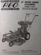Wheel Horse ST-268 4-2633 REO Rotary Mower Implement 5-4321 Owner & Parts Manual