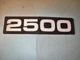 NOS 2500 Decal Fits Agco Allis Plow Part# 70590601