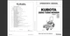 Kubota Zero Turn Mower models Z122E, Z121S, Z125E and Z125S Owner manual