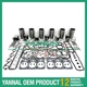 Cylinder Liner Kit With Gasket Set Bearing For Doosan DE12T Engine Parts