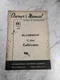 INTERNATIONAL HARVESTER MCCORMICK OPERATOR SERVICE MANUAL #C-254 CULTIVATOR