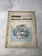 Kohler KT17 4-cycle engine service  manual factory original