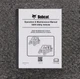 Bobcat 3400 Utility Vehicle Owner Operator User Manual S/N B3FK17001 & Up