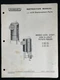 Hobart 6430 6430T 6460 6460T Potato Peelers Instruction Manual Parts Catalog
