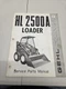 GEHL HL 2500A SKID STEER LOADER TRACTOR PARTS CATALOG MANUAL VERY NICE SHAPE