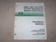 John Deere Used JS60 JS61 JS63 21 Inch Walk Behind (Steel Deck) Tech Manual B8