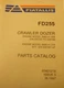 Fiat-Allis FD255 Crawler Dozer Parts Catalog Manual 60401218
