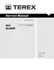 TEREX AL4 AL4000 Light Tower Service Manual ON PAPER Part No 218567