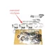 D902 D902-EF01 Engine rebuild kit +0.25mm piston For Kubota Oversize BX25D ZD323