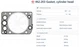 Detroit Diesel MBE4000 ENGINE A4600160420 Head Gasket Kit MADE IN GERMANY