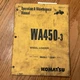 Komatsu WA450-3 OPERATION & MAINTENANCE MANUAL WHEEL LOADER OPERATOR GUIDE BOOK