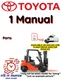 TOYOTA FORKLIFT 02-3FGC30 PARTS MANUAL PDF FILE ON USB